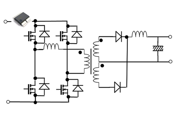 Figure 4. phase-shift DC-DC converter circuit