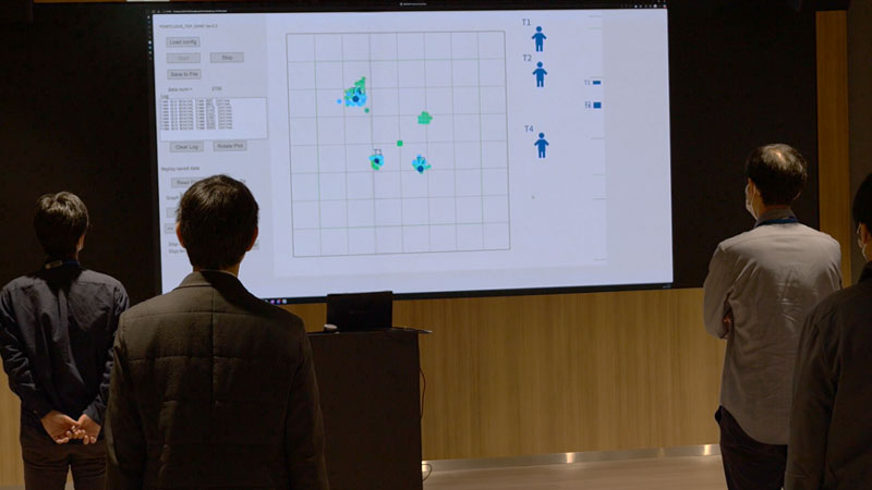 姿勢・転倒検知 (複数人検知)