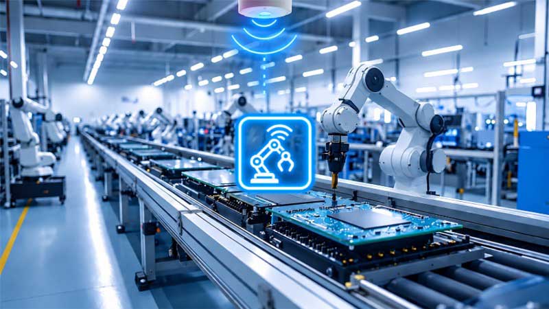 Adding sensors to existing factory automation and logistics equipment