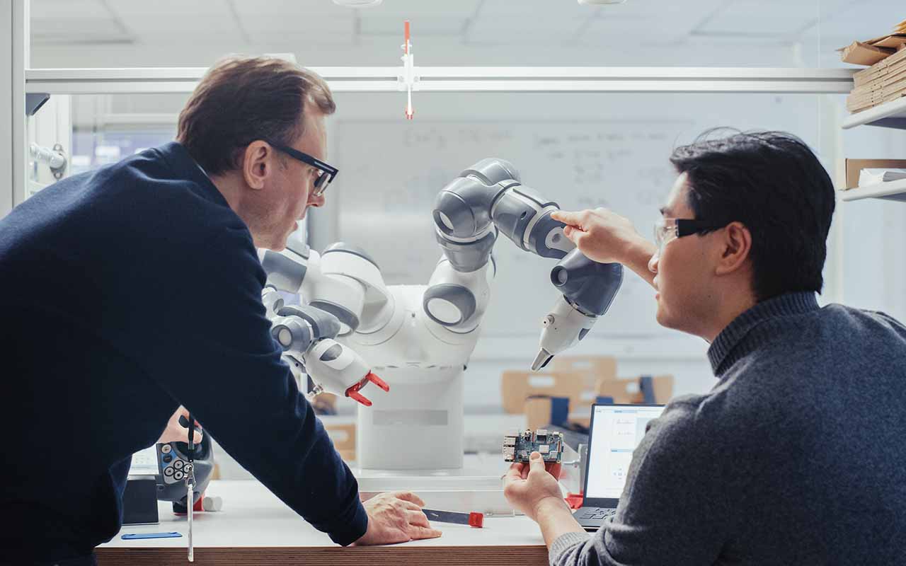 What are the challenges of miniaturization of industrial robots?