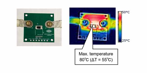 Thermal image of shunt resistor