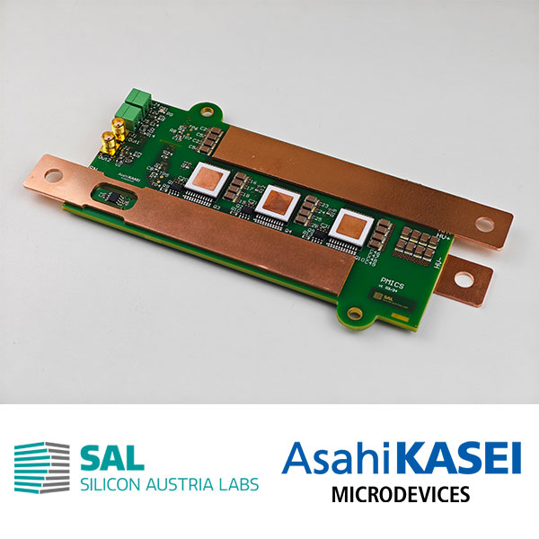 Current sensor integrated power module developed by AKM and SAL