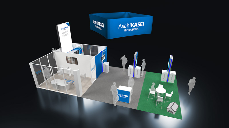 AKM booth image