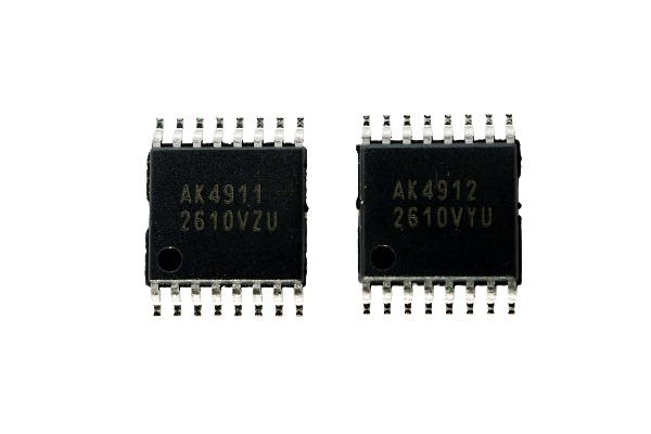 オーディオ用 op amp AK4911ET, AK4912ET 