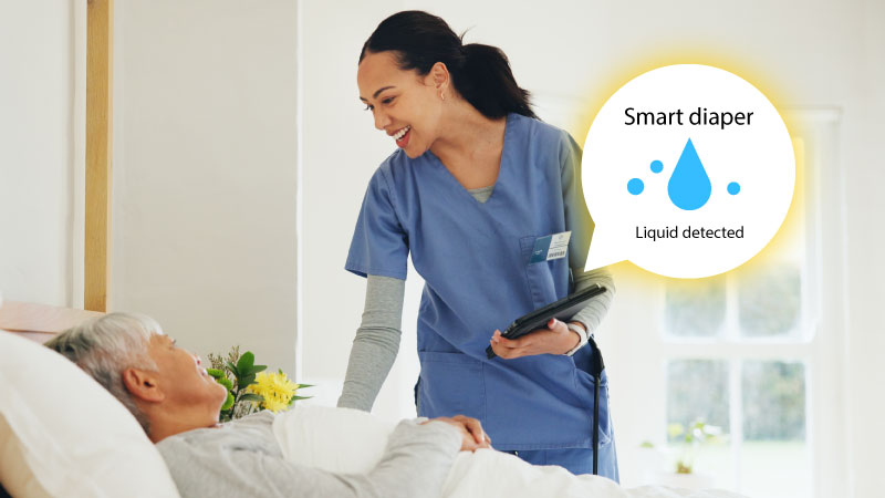 Battery-Free Smart Diaper