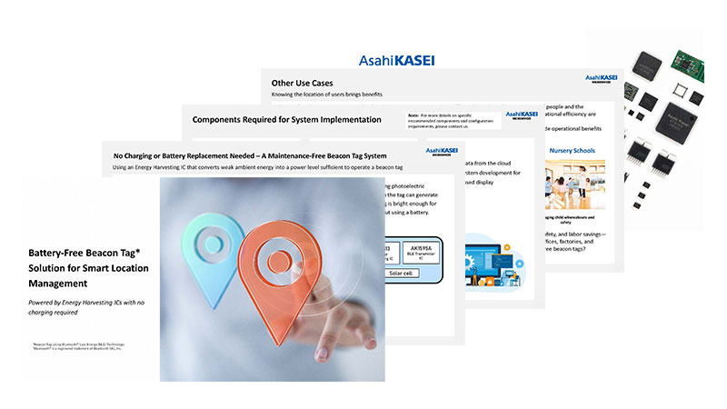 Battery-Free Beacon Tag* Solution for Smart Location Management